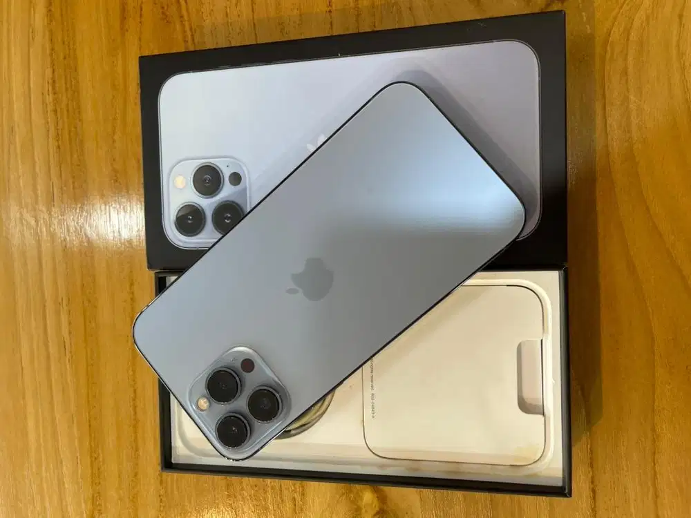 iPhone 13 Pro Max 128 GB Resmi iBox Mulus Fulset Original