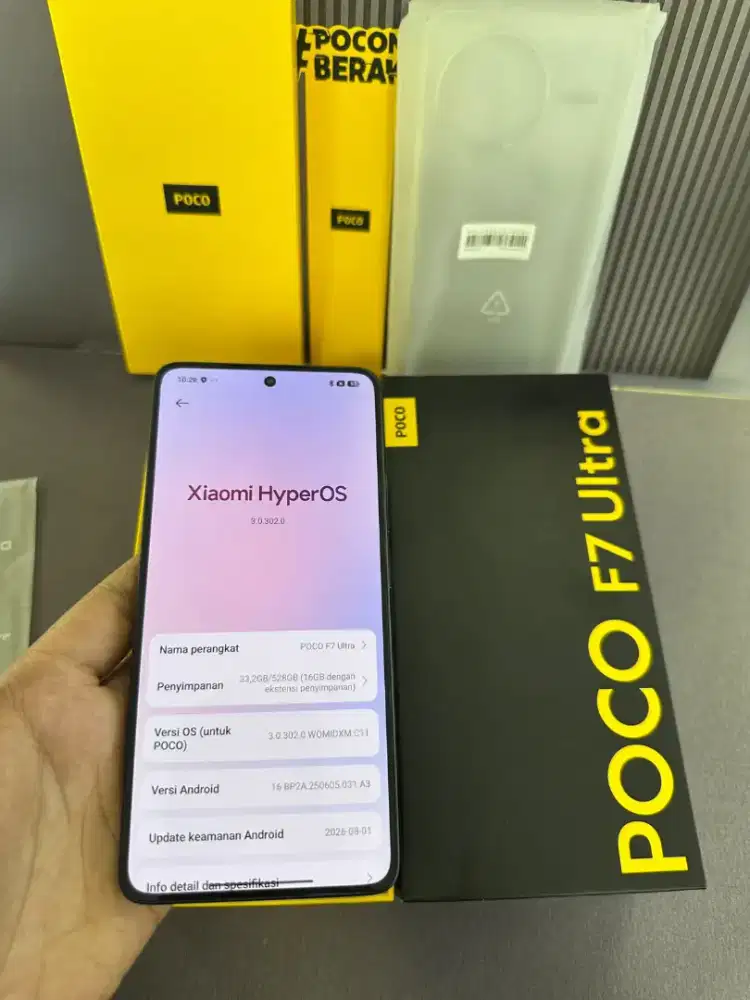 Xiaomi Poco F7 Ultra 16/512gb Like New Bisa Tukar Tambah