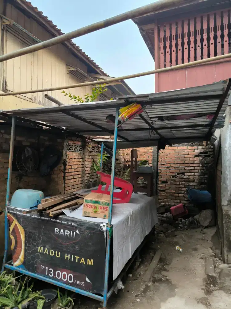 Meja Jualan Lebar full baja