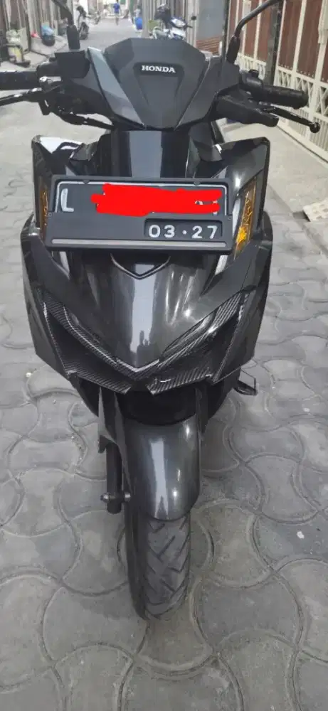 Vario 160 hitam glosy  tinggal pakai BU