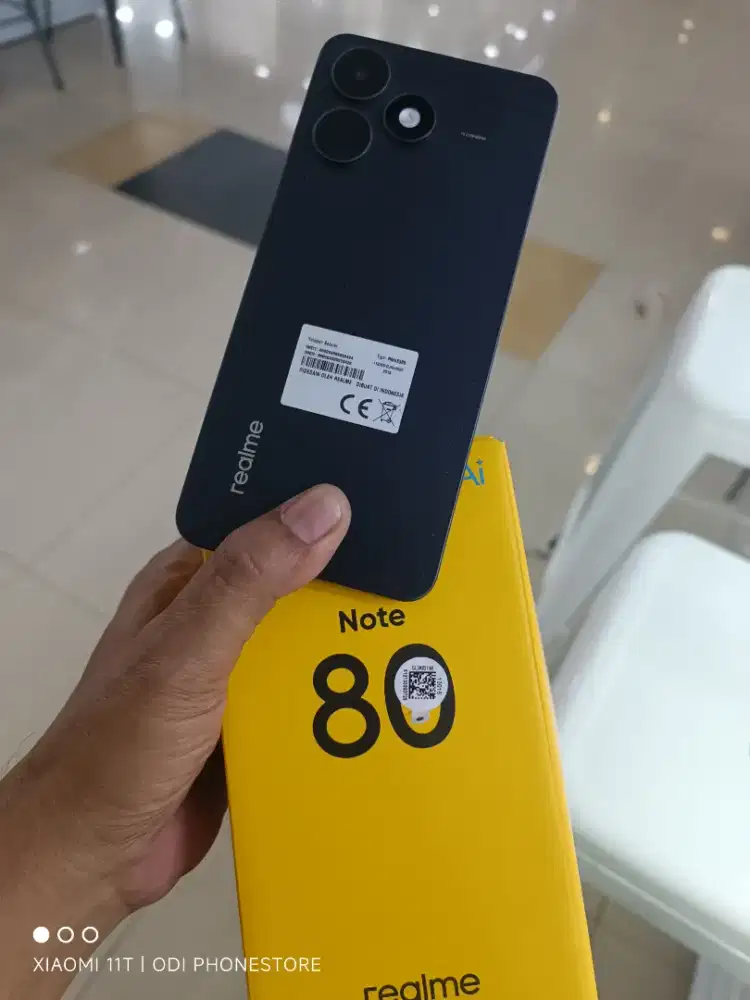 Realme note 80 4+8/128 mulus seperti baru dan lengkap