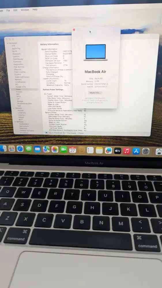 MACBOOK M1 8/256GB
