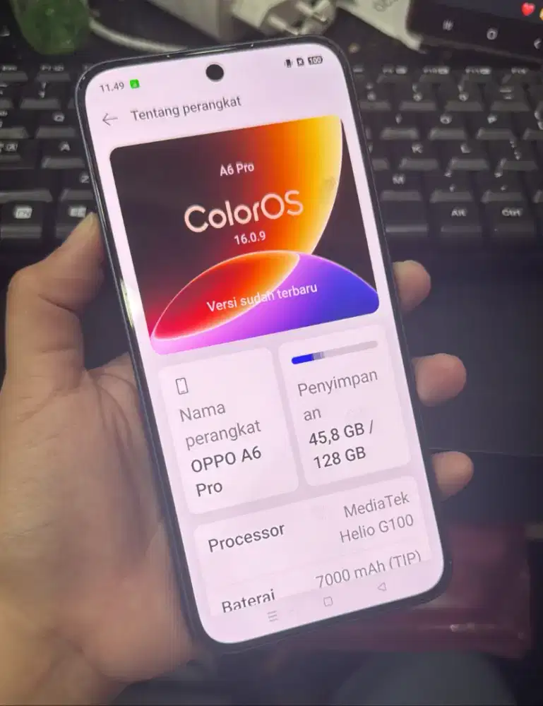 Second Oppo A6 Pro Lte 8+8/128G