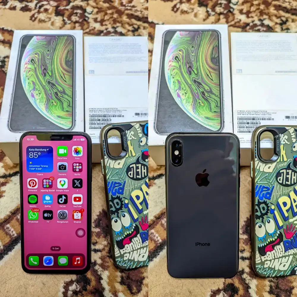 jual Iphone Xs 64Gb Bypas Cell
Bisa Pake Kartu All Operator Fulset