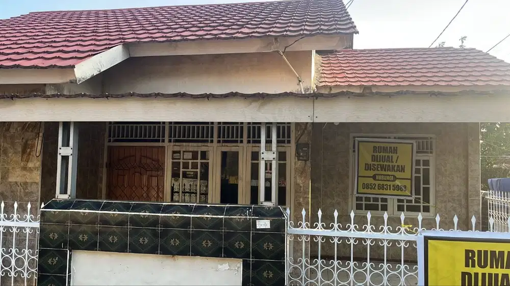 DIJUAL CEPAT RUMAH TINGGAL 1 LANTAI POSISI HOOK TANPA PERANTARA NEGO