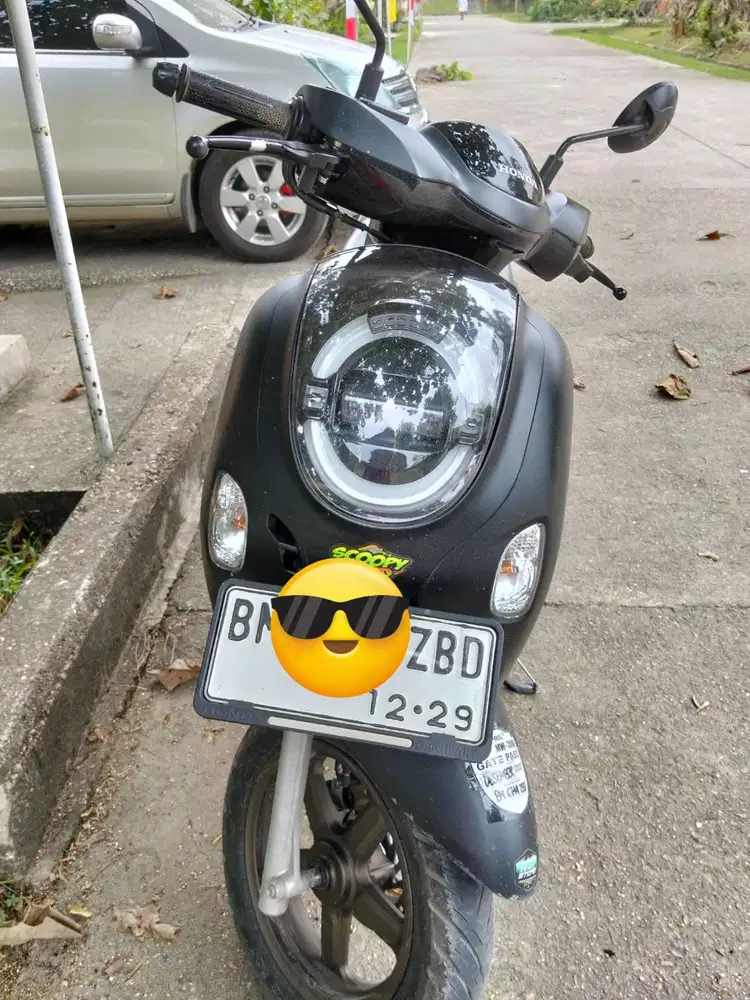 Scoopy Black Smart Key, pemakaian akhir 2024, Km 12,000an