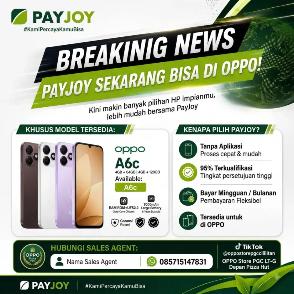 Kredit Tanpa Aplikasi, Tanpa Bi ceking, syarat KTP Email & No HP+DP