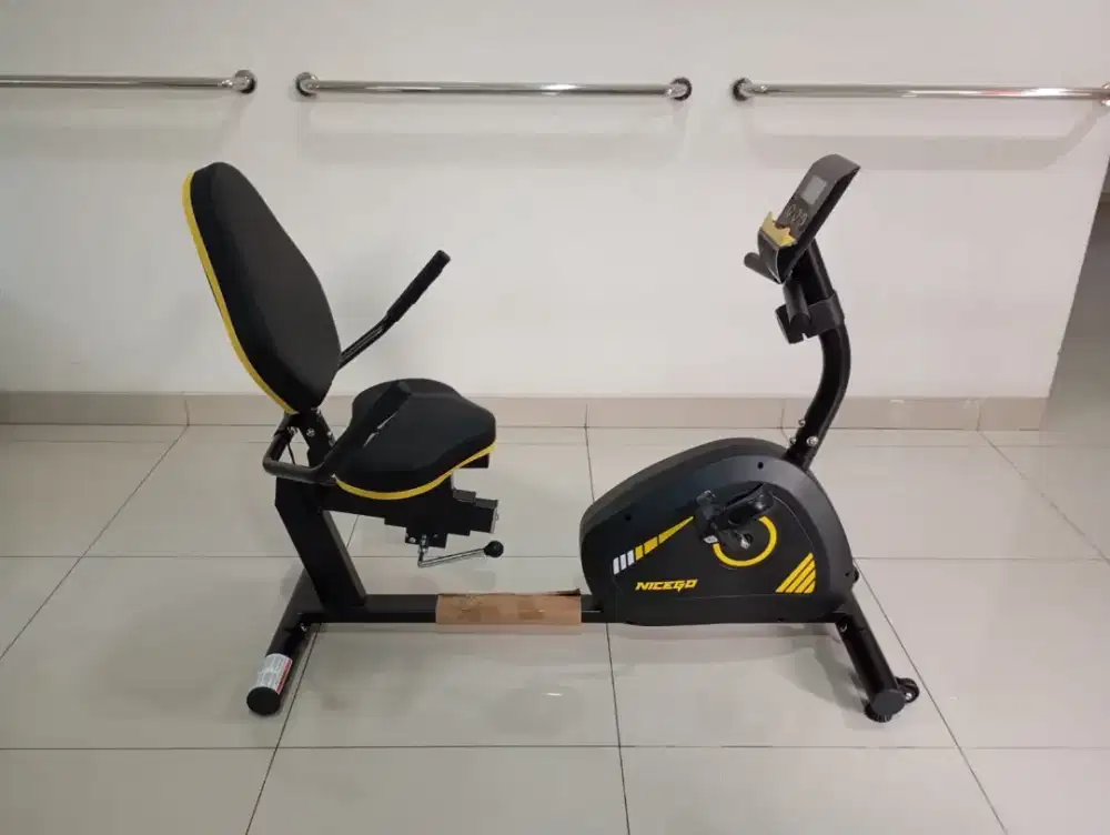 Sepeda Statis Kardio Recumbent NICEGO 4kg Roda Gila Alat Fitness