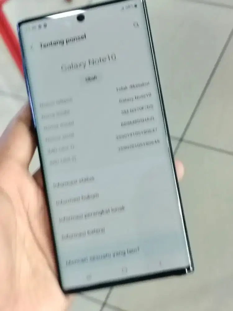 Samsung galaxy note 10 8/256gb lengkap