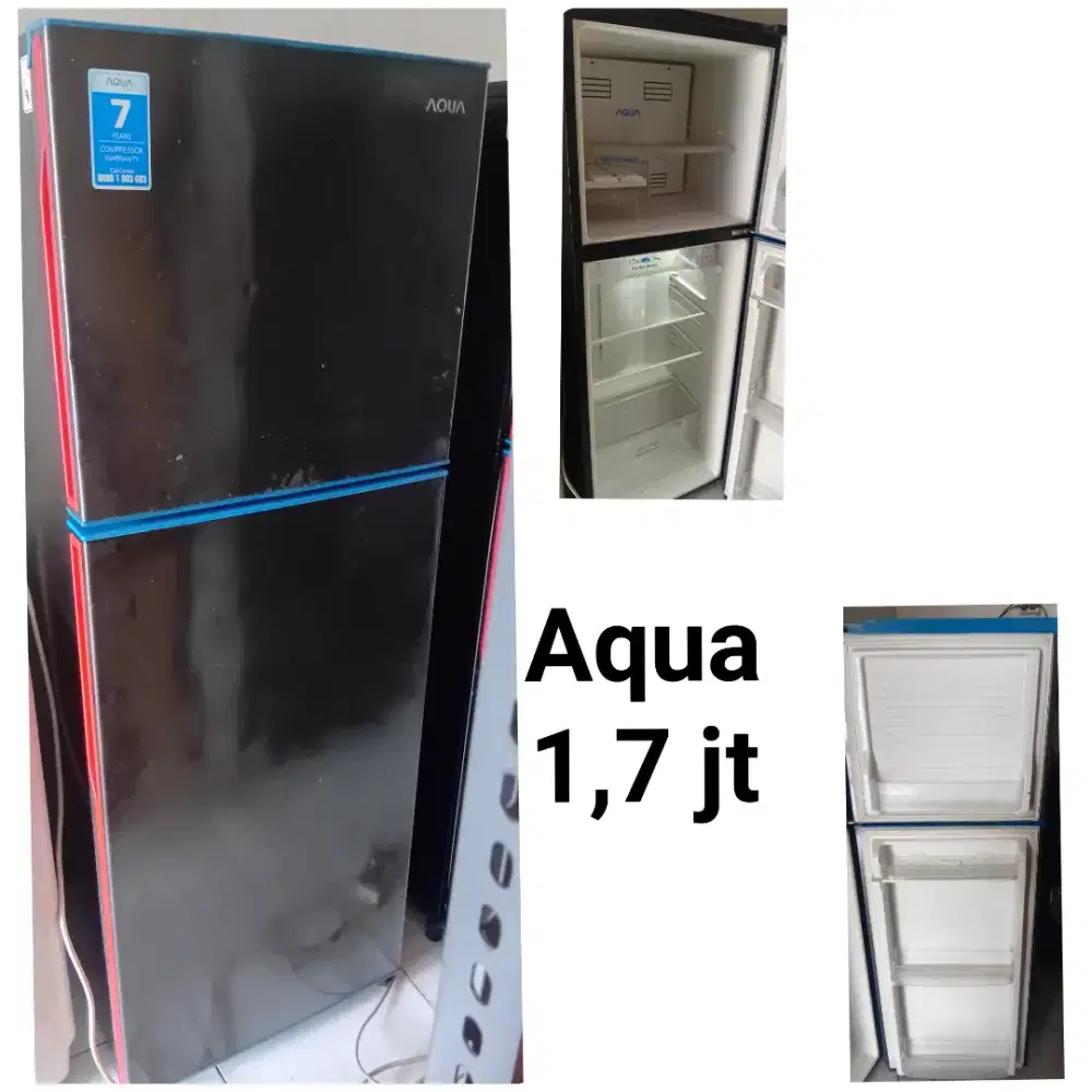 Kulkas AQUA bekas bergaransi