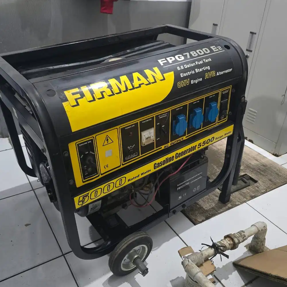 GENSET FIRMAN AVR 5KVA BENSIN