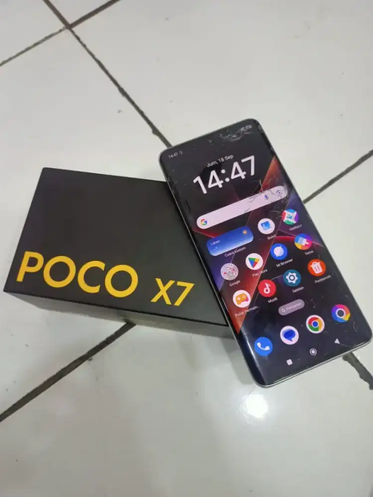 Poco x7 12/512gb lengkap