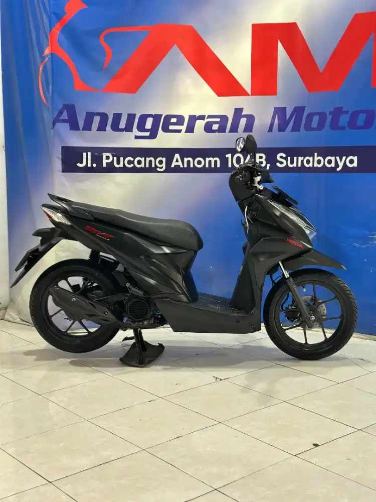 tahun 2024 Honda Beat deluxe iss hitam