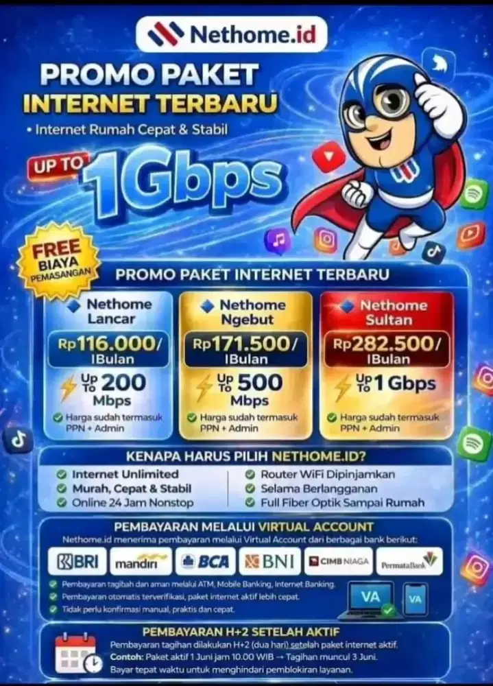 Wifi murah nethome