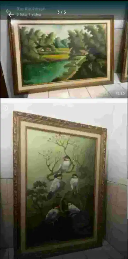 Dijual lukisan 2 lukisan