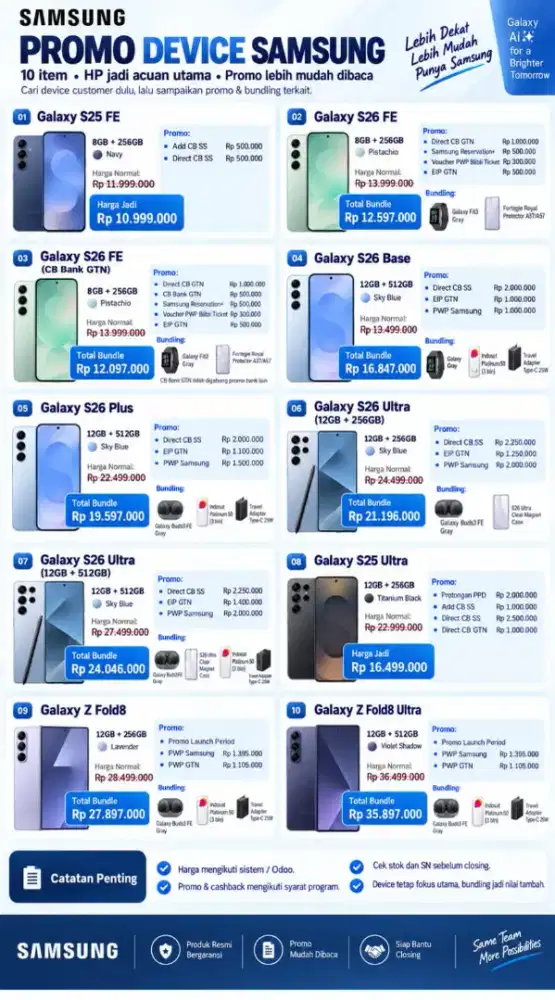 CICILAN SAMSUNG 800RBUANN