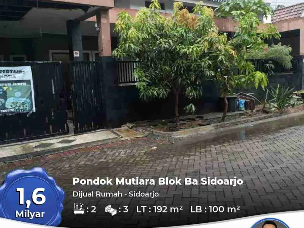 Dijual Rumah Pondok Mutiara