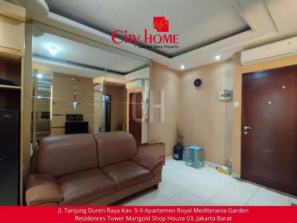 Sewa Apartemen Furnished 2 BR di Mediterania Garden Residences 2