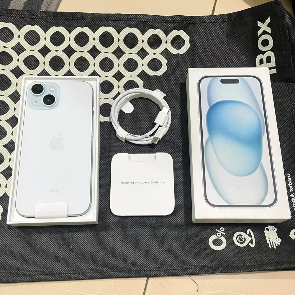 Iphone 15|128gb blue ibox