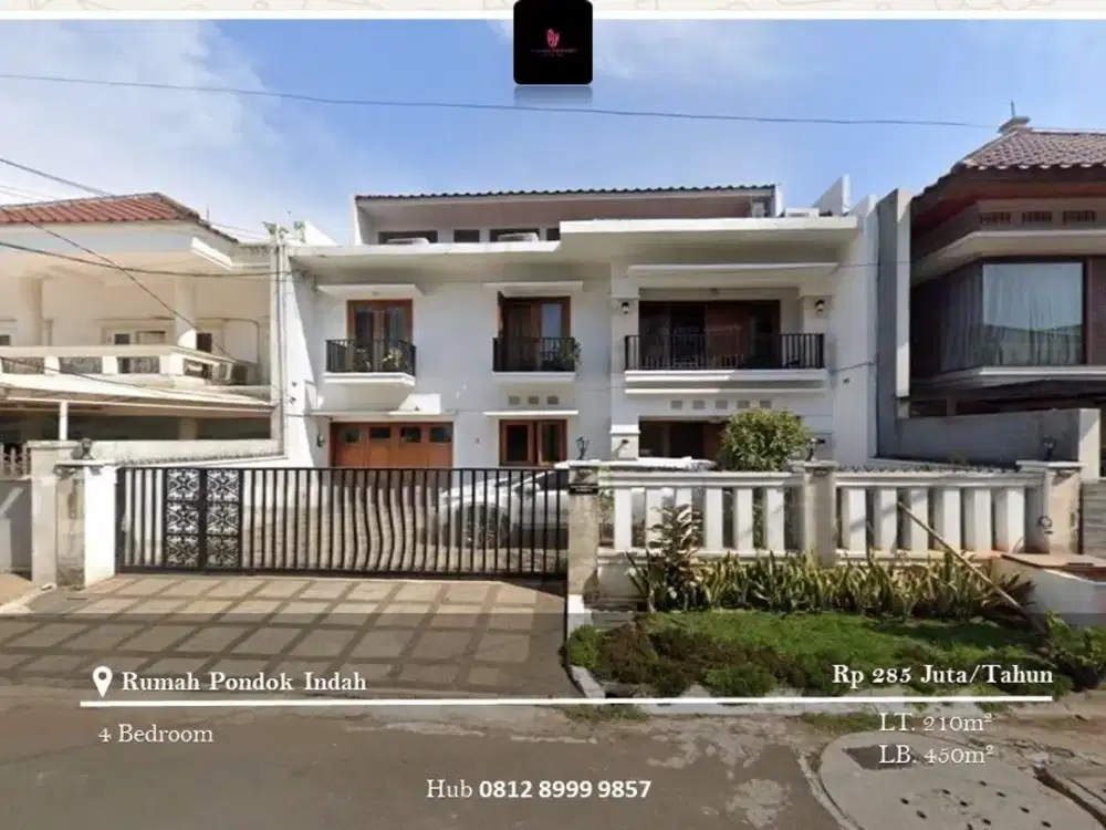Disewakan Rumah di Pondook Indah