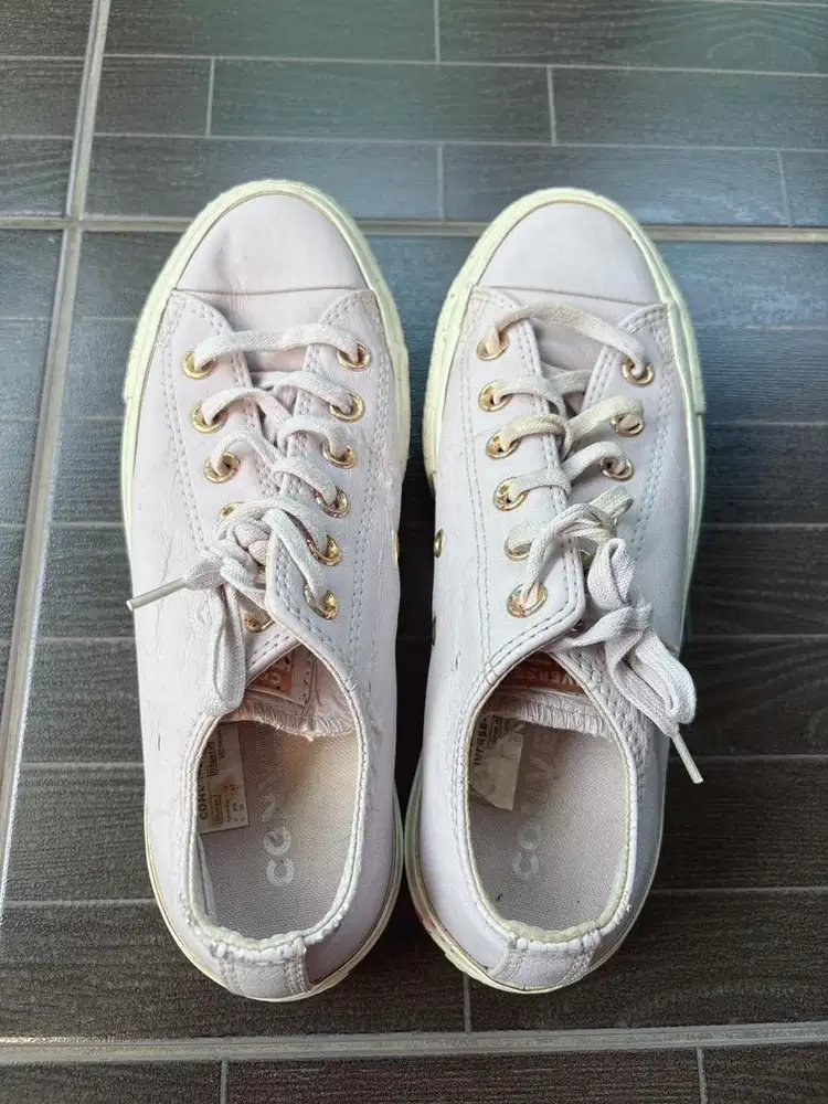 Sepatu Converse Lift Platform Speckled Precious Metals Original