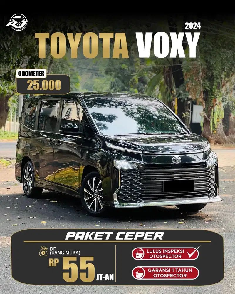 LOW KM.25RB!!! Toyota voxy 2.0 2024 / 2025
