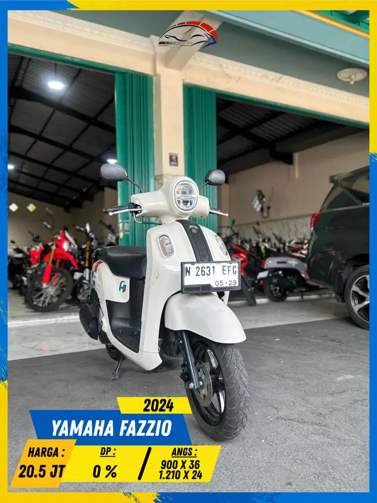 YAMAHA FAZZIO 2024 MANTAP POLL MASZEEHH HIKMAH MOTOR KEPUH MALANG