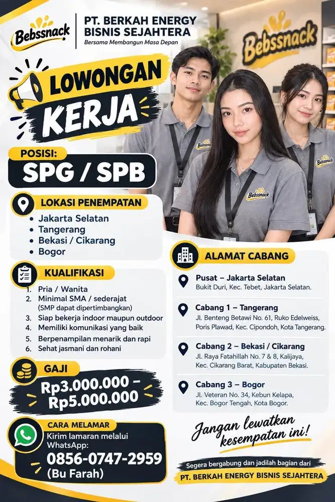 INFO LOWONGAN KERJA
