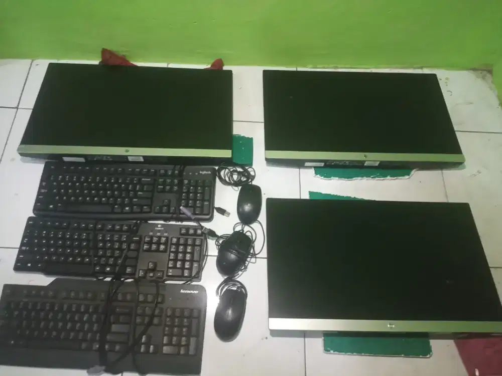 3 Unit Monitor HP Rusak / Kondisi Kedip Saja Tanpa Braket / Stand