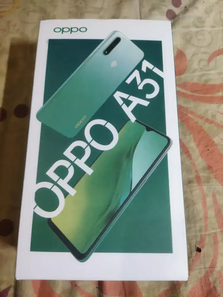 Oppo A31 ram 8G penyimpanan 256 Gno minus full set and box lengkap