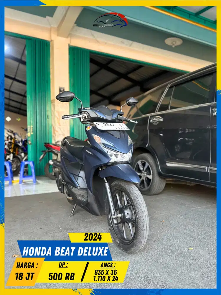 HONDA BEAT DELUXE KEYLESS 2024 MURAH BOSSKU HIKMAH MOTOR KEPUH MALANG