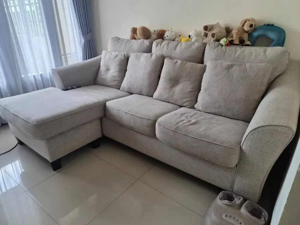 DIJUAL SOFA L-SHAPE / SOFA SUDUT BEKAS – KONDISI MASIH BAGUS