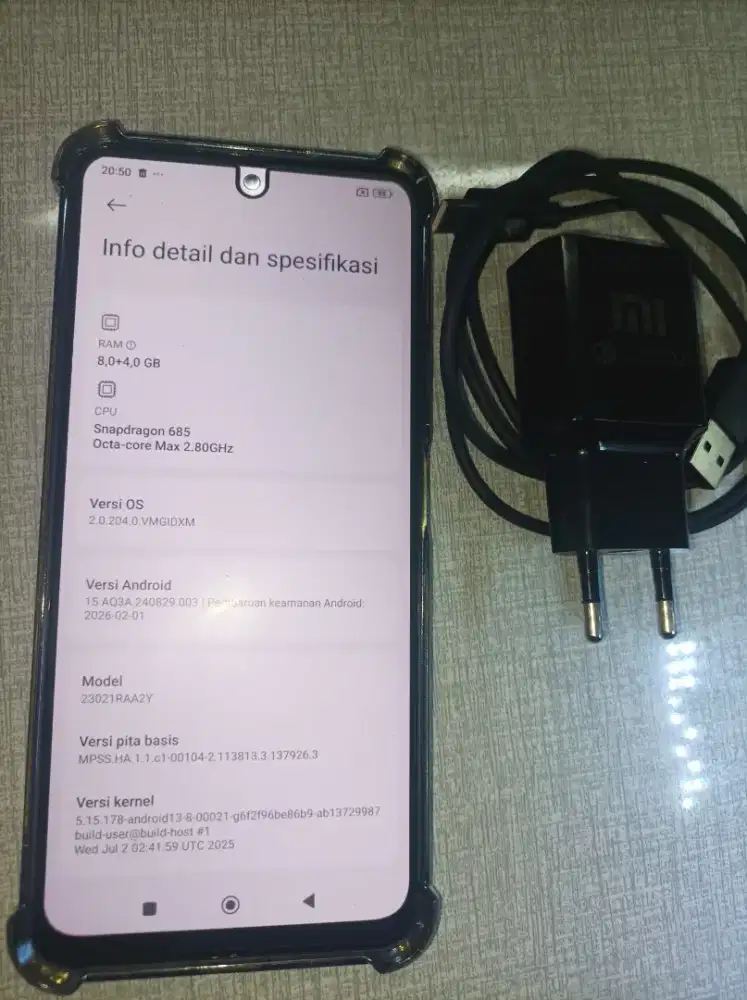 Redmi not 12 ram 8
