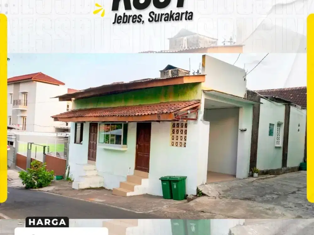 DIJUAL RUMAH KOST FULL FURNISHED HOOK STRATEGIS DI NGORESAN, JEBRES, SURAKARTA