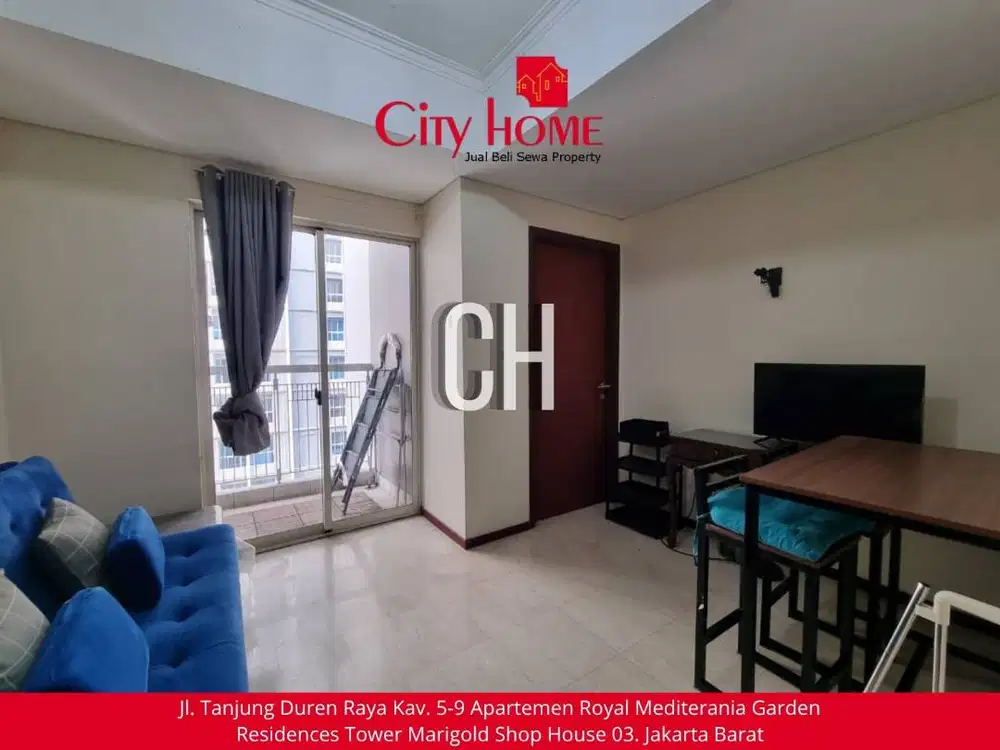 DIJUAL! 1BR 33m² Royal Mediterania Garden – SHM
