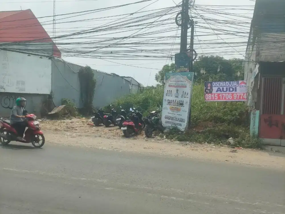 Dijual/Disewakan Tanah/Kavling Pinggir Jalan Raya Narogong