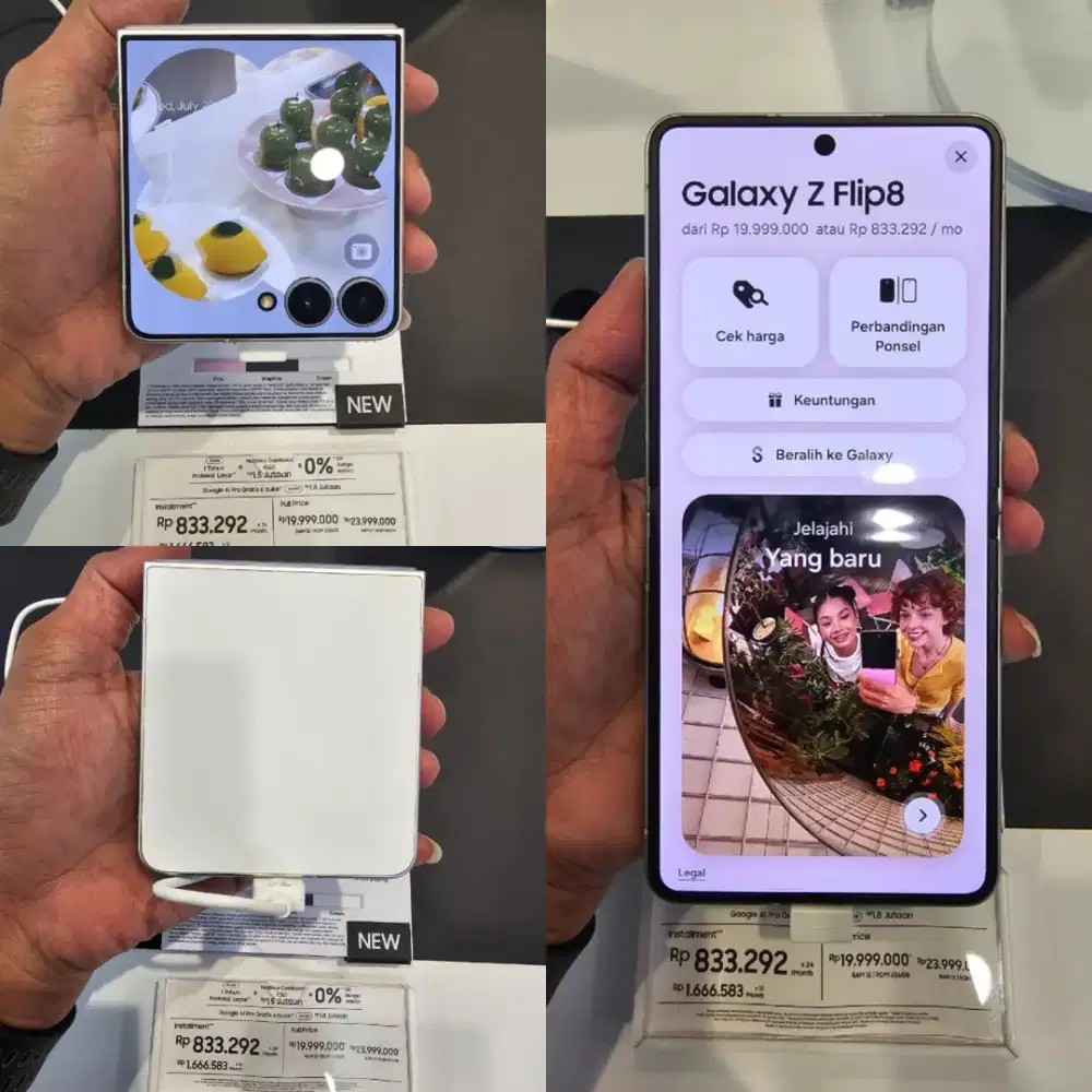Samsung Z Flip 8 12/512 (cicilan ringan cuma pake ektp)