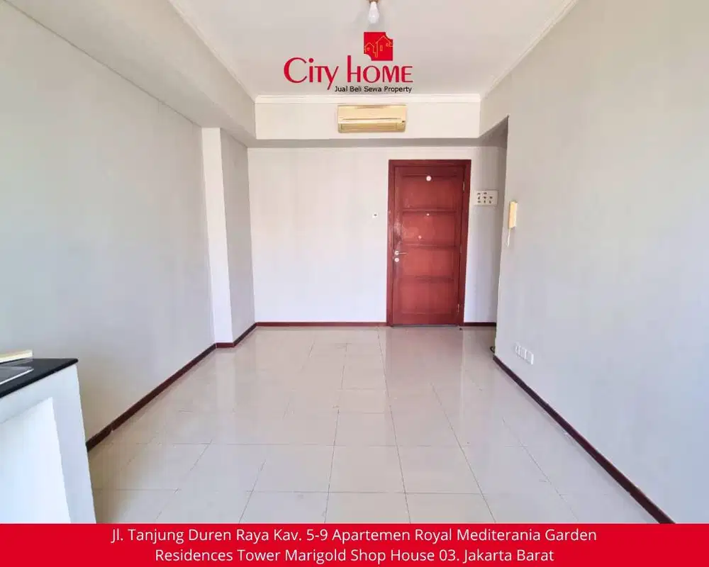 Sewa Apartemen Unfurnished di Royal Mediterania Garden Residences