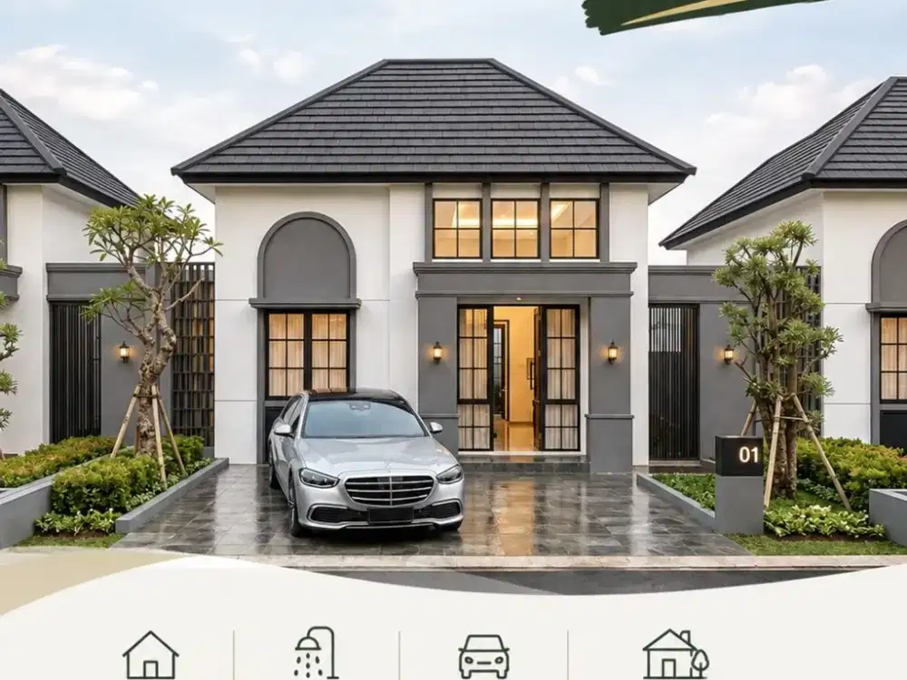 FREE BPHTB! Rumah 1 Lantai American Classic Dekat RSUP Soeradji Tirtonegoro