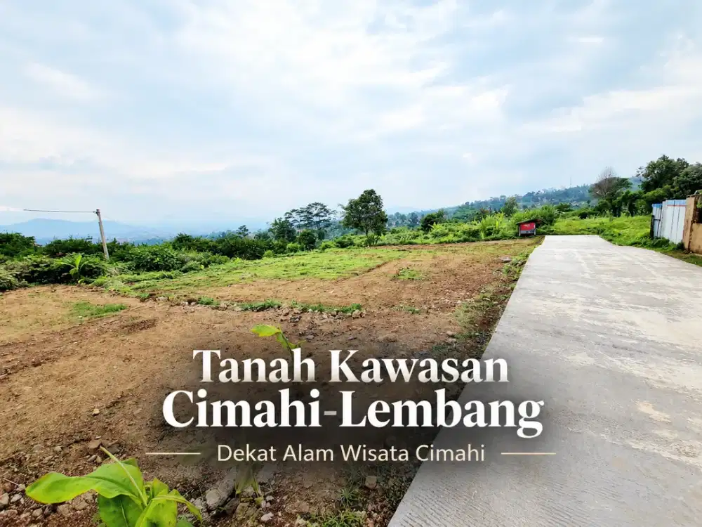 Dijual Tanah Investasi di Cipageran, Cimahi-Lembang