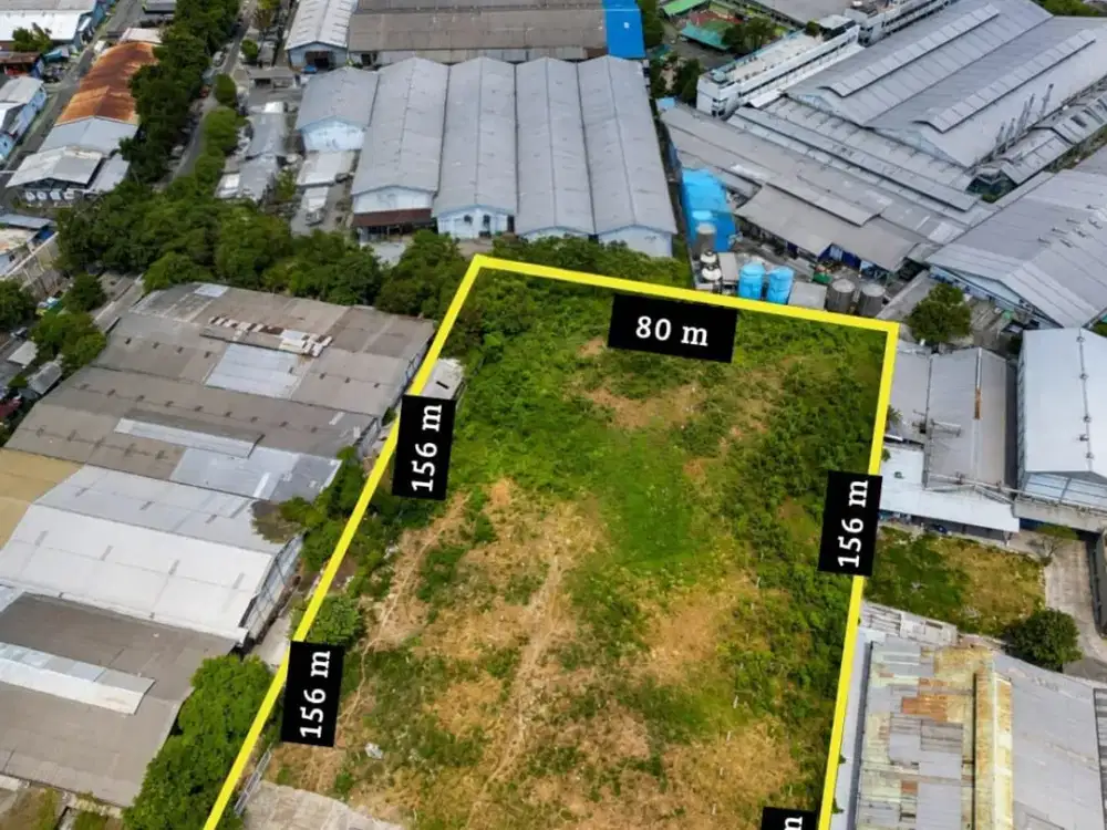 Tanah Pergudangan Ancol Jakarta Utara, Dijual 50% NJOP. Lokasi Dekat Pelabuhan Tanjung Priok