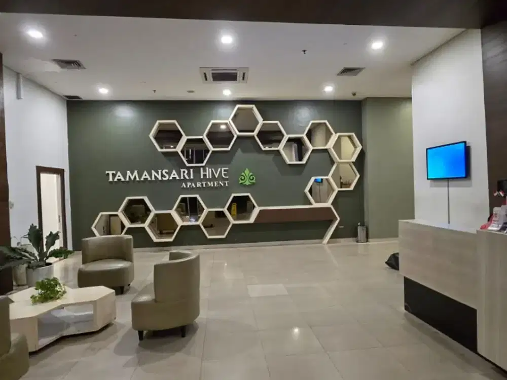 Apartemen Tamansari The Hive, Type Studio, Fullfurnish, Siap Huni @Cawang, Jakarta Timur