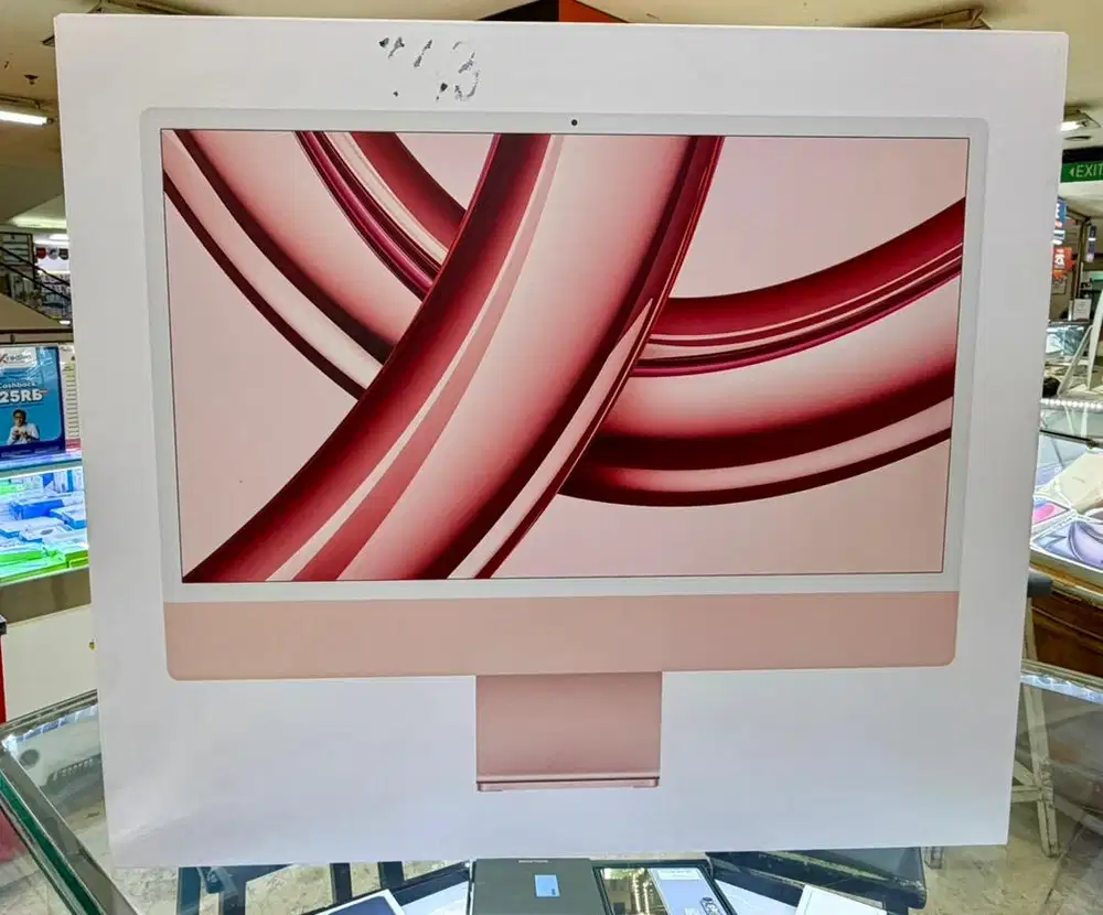 BNOB NEW RESMI IMAC M3 24INCH 2023 PINK RAM 8/256GB