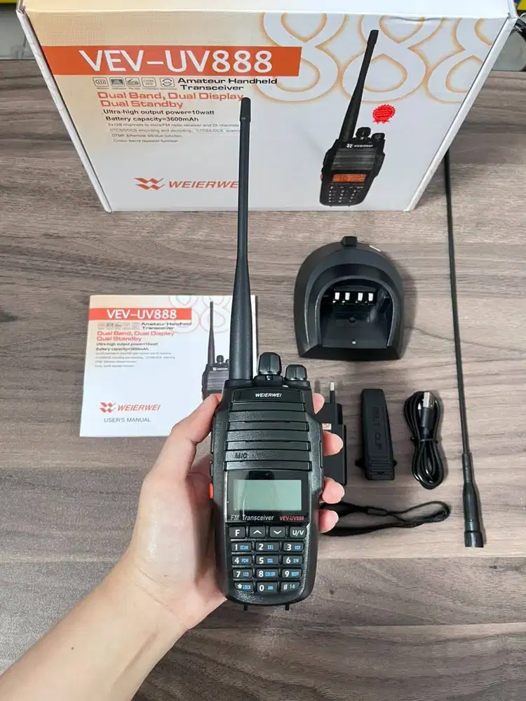 Jual HT Repeater Weierwei VEV-UV888 di Batam - Toko HT Batam