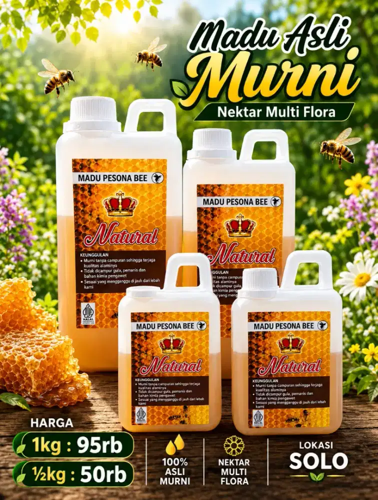 Jual madu asli murni di solo