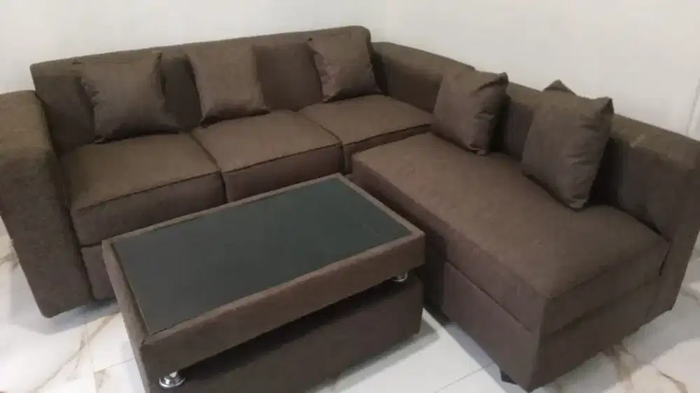 Sofa L minimalis murah
