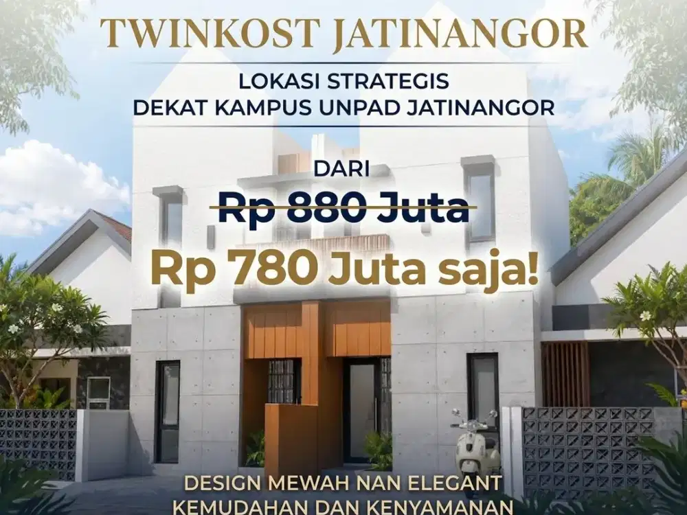 Rumah Kost Dekat UNPAD, Diskon Rp100 Juta