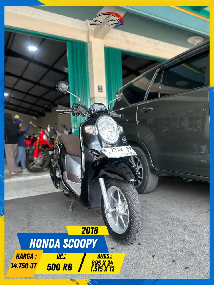 HONDA SCOOPY 2018 NEGO TIPIS BOLOH HIKMAH MOTOR KEPUH MALANG