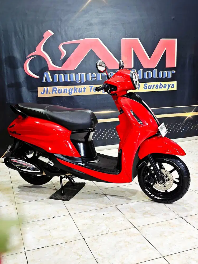 Yamaha Grand Filano 125cc Merah Glossy Mewah Th 2024. Anugerah Motor