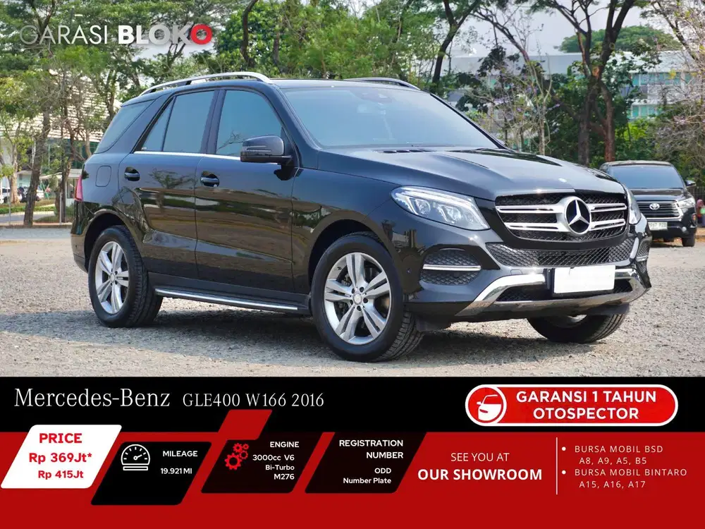 Odo 19rb - Mercedes Benz GLE400 Exclusive Facelift W166 2016